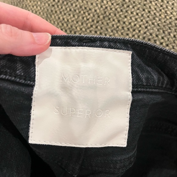 MOTHER Women's Tomcat Charcoal Jeans - Picture 7 of 9